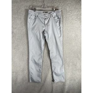 PRANA Jeans Pants Womens 12 / 31 Light Gray/blue KARA Denim Stretch Mid Rise